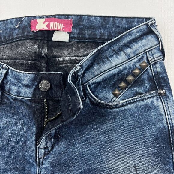 Pre-owned H&M Women Blue Jeans Slim Fit Stretch Cotton Skinny Denim US 26 Turkey - Picture 6 of 14